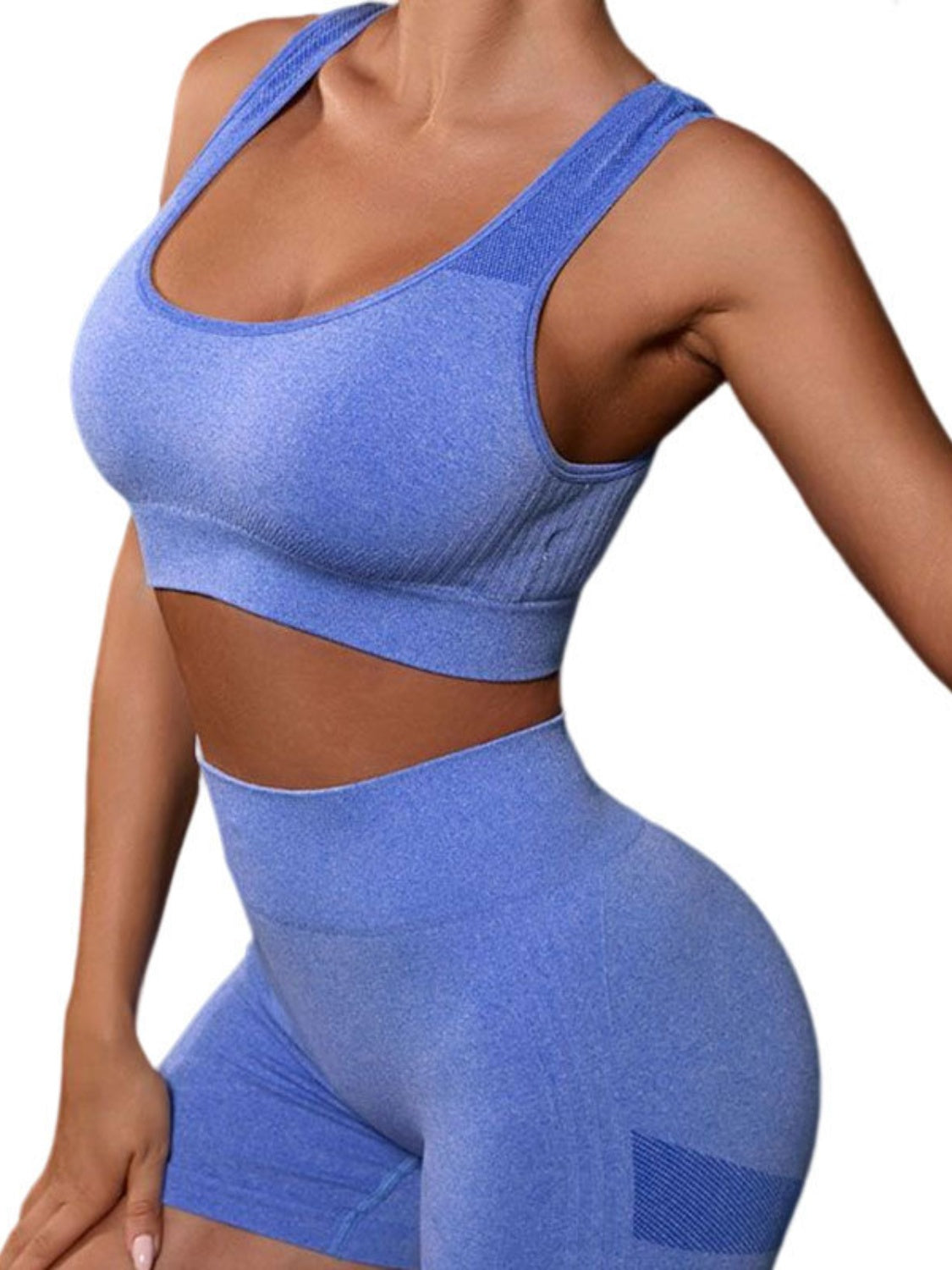 Seamless Cutout Tank & Shorts Set