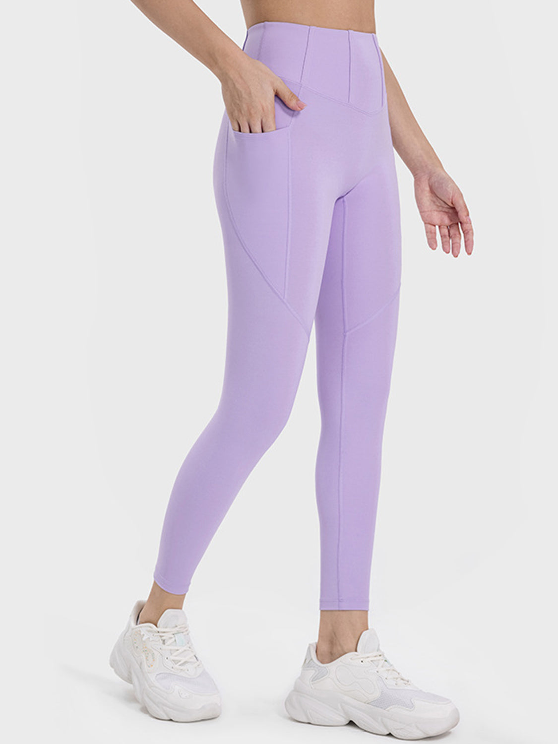 Wide Rib Pocketed Leggings