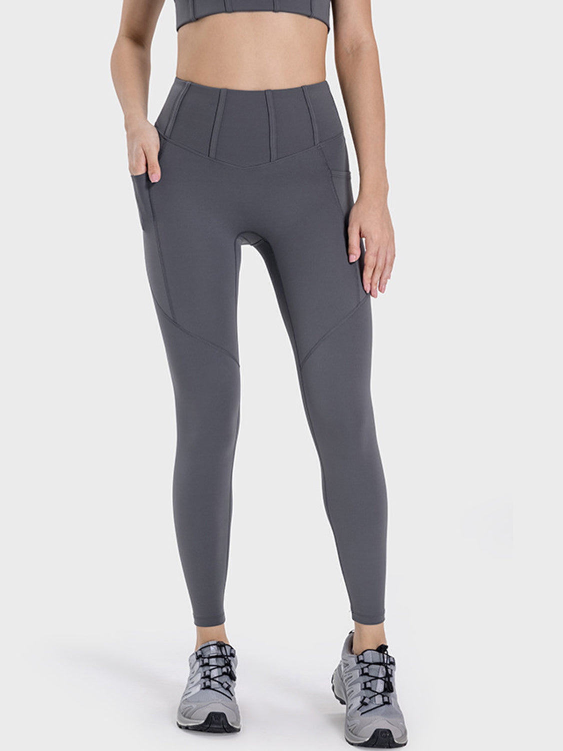 Wide Rib Pocketed Leggings