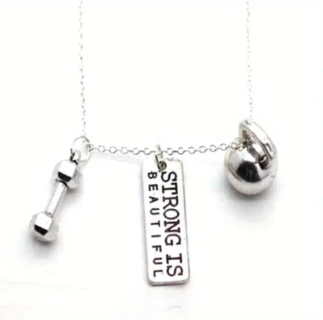 Kettlebell Charm Necklace