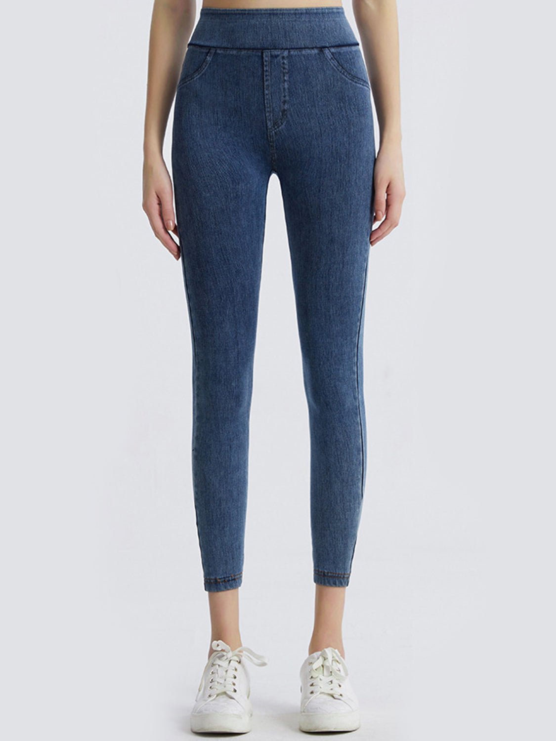 Faux Denim Leggings