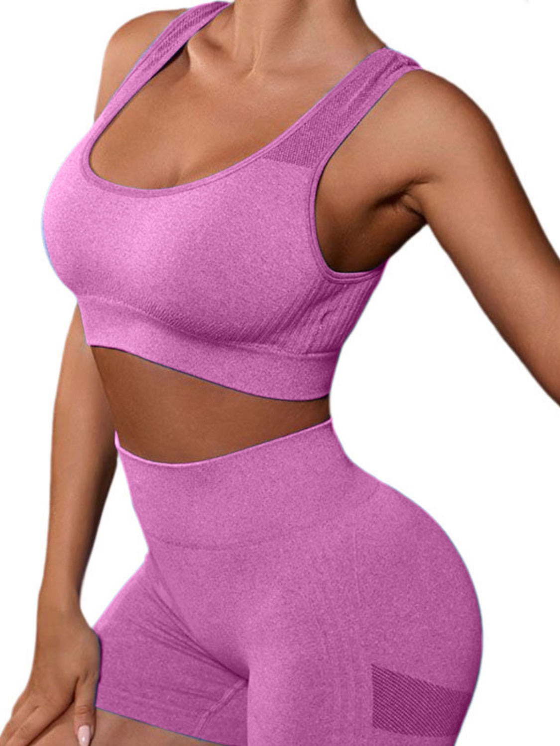 Seamless Cutout Tank & Shorts Set