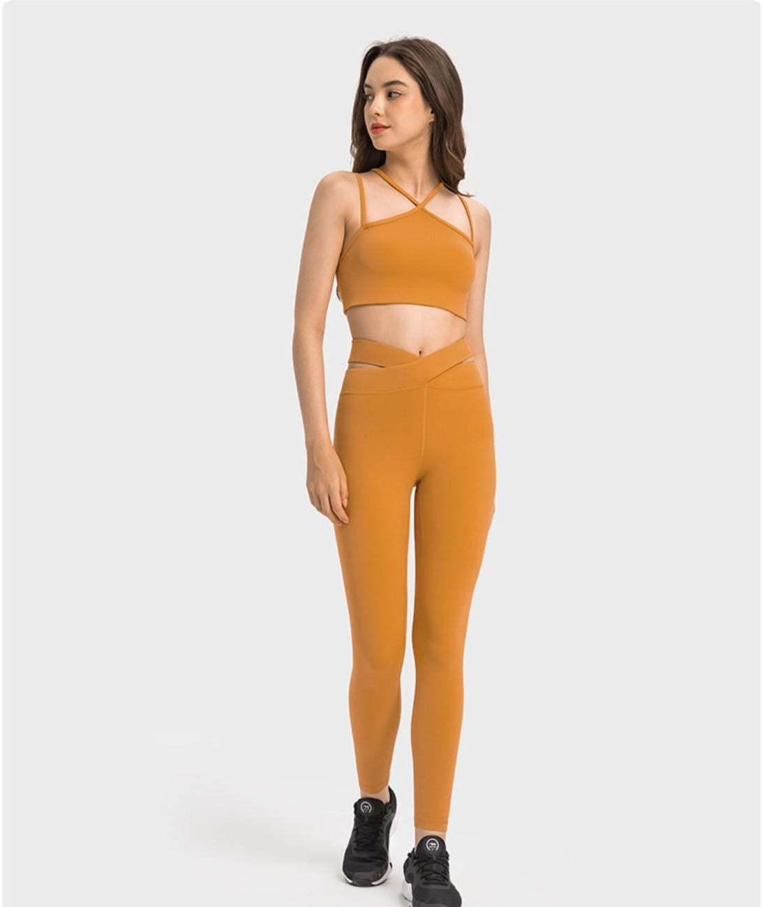 Crisscross Cutout Gym Leggings