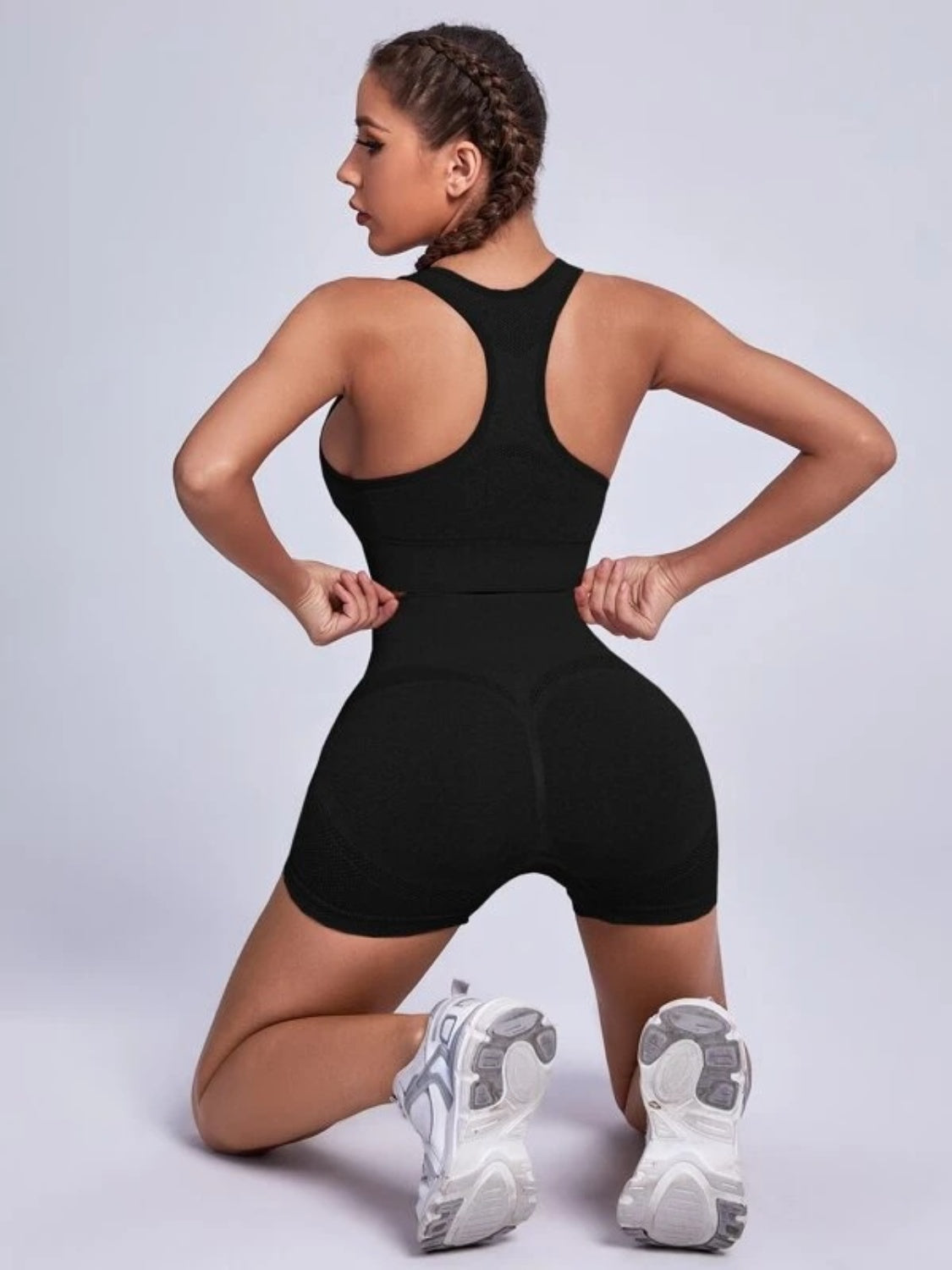 Seamless Racerback Tank & Shorts Set