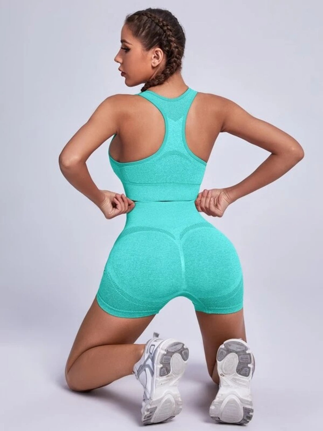 Seamless Racerback Tank & Shorts Set