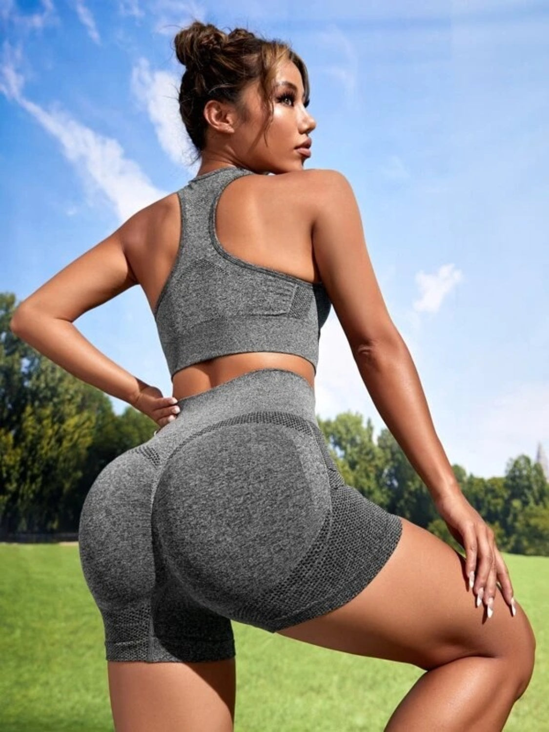 Seamless Racerback Tank & Shorts Set