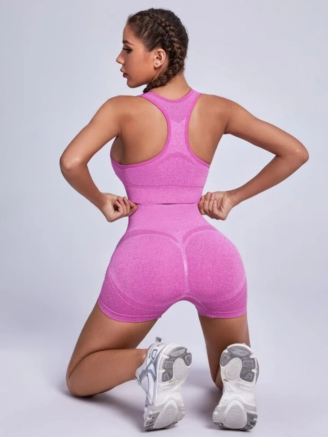 Seamless Racerback Tank & Shorts Set