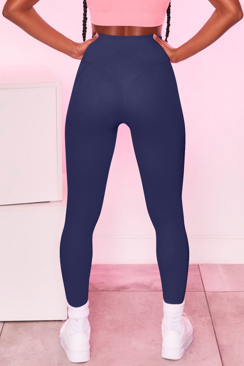 High Waist Ribbed Leggings