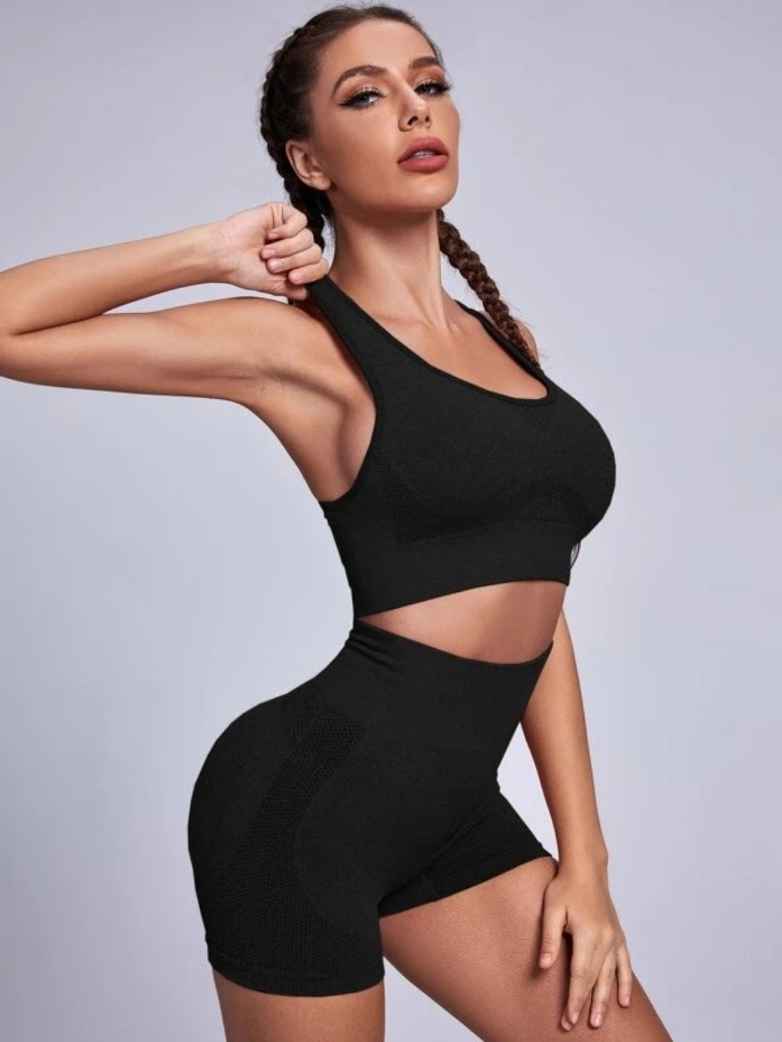 Seamless Racerback Tank & Shorts Set