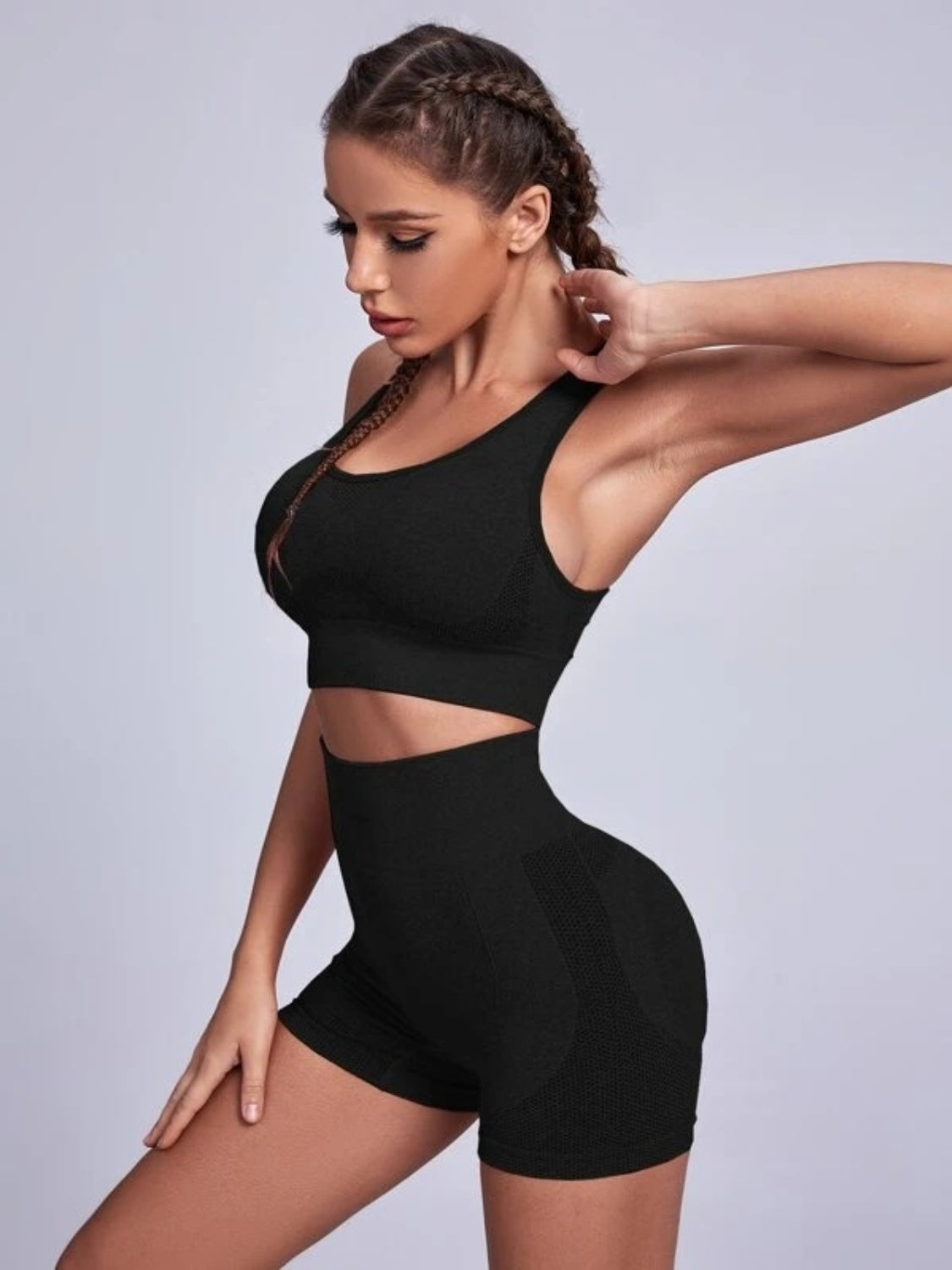 Seamless Racerback Tank & Shorts Set